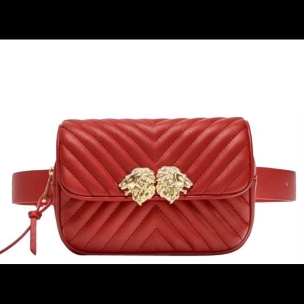 Zara Red Lion Crossbody Bag